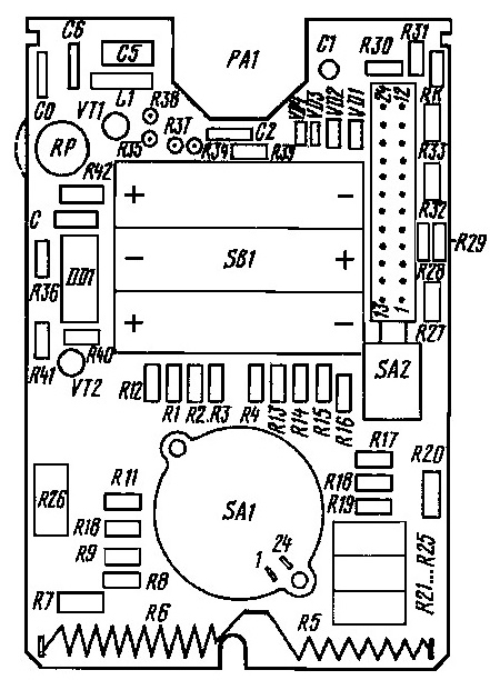 Тестер ц43101 схема